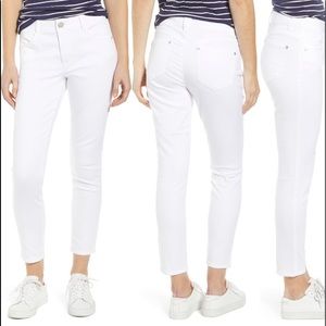 Wit & Wisdom Absolution High Waist Ankle Skinny Jeans Size 2P Optic White
